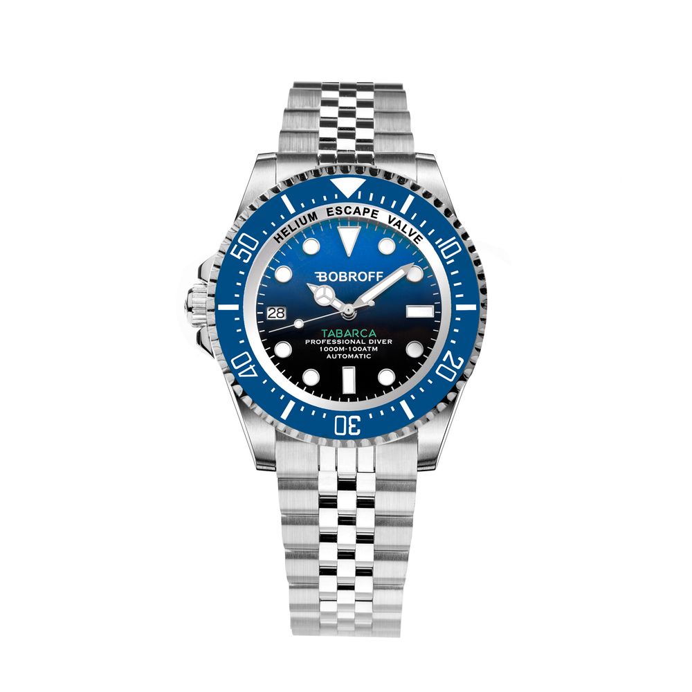 Bobroff Silver Stainless Steel Sport Watch - Apparel & Accessories > Jewelry > Watches from Bobroff