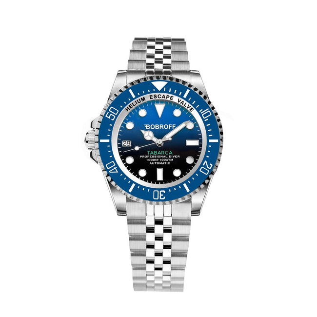Bobroff Silver Stainless Steel Sport Watch - Apparel & Accessories > Jewelry > Watches from Bobroff - Bobroff | Hollys Men