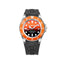 Bobroff Montre Sport Automatique Cadran Orange Verre Saphir Bracelet Caoutchouc Noir 42mm Acier Inox 100 ATM Tabarca - Apparel & Accessories > Jewelry > Watches from Bobroff