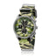 Bobroff Montre Sport Nylon Armée Quartz 42 Mm Camouflage Graphite Acier Boucle Étanche 10 ATM - Apparel & Accessories > Jewelry > Watches from Bobroff