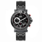 Bobroff Montre Homme Quartz Acier Noir 44mm Saphir 10 ATM - Apparel & Accessories > Jewelry > Watches from Bobroff
