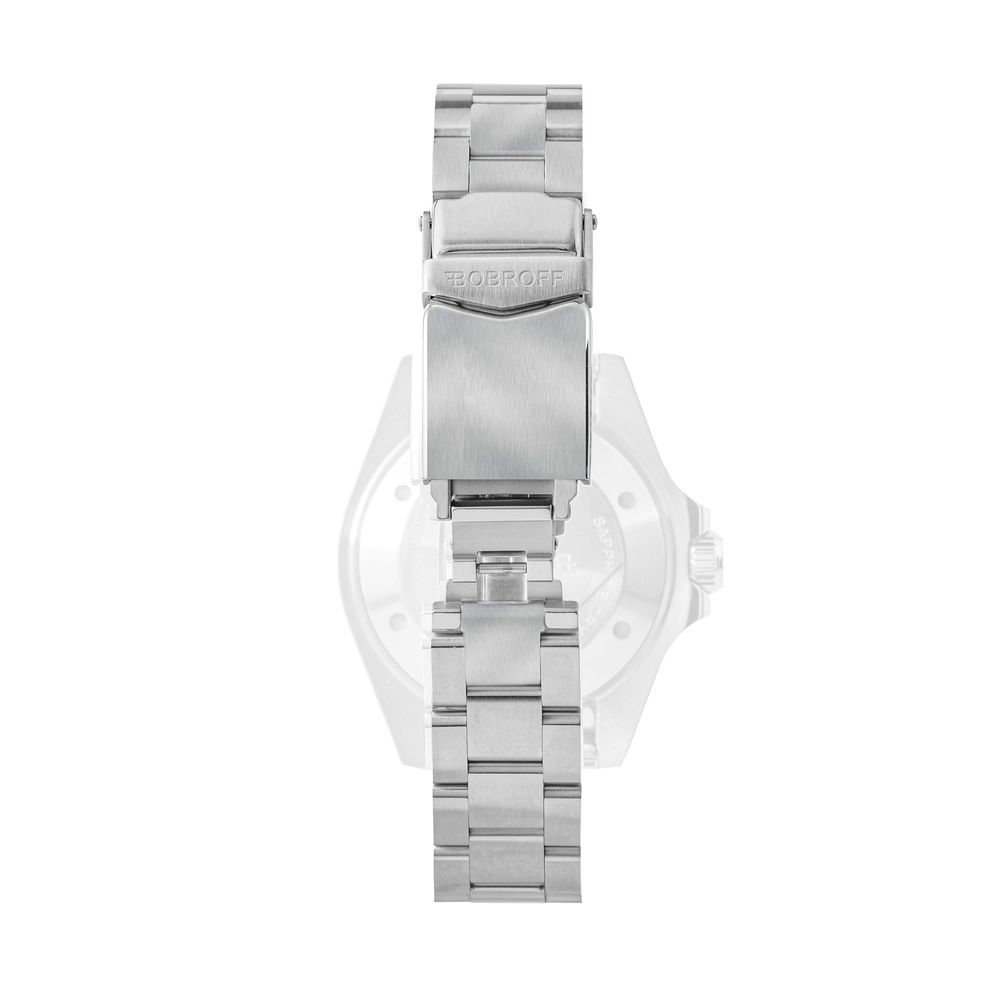 Bobroff Silver Stainless Steel Watch - from Bobroff