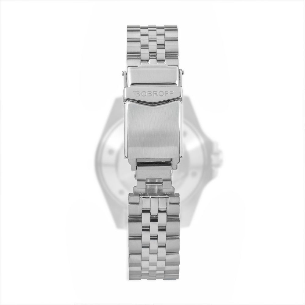 Bobroff Silver Stainless Steel Bracelet Watch - from Bobroff