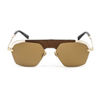 Belstaff Lunettes De Soleil Titane Or 57 18 145 Mm Lentilles Carl Zeiss Fabriqué Au Japon - Apparel & Accessories > Clothing Accessories > Sunglasses from Belstaff