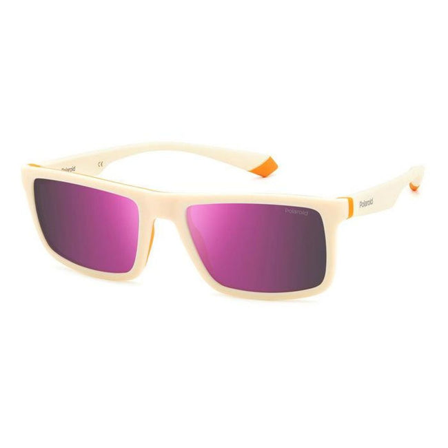 Polaroid White Rubber Sunglasses - from Polaroid - Polaroid | Hollys Men