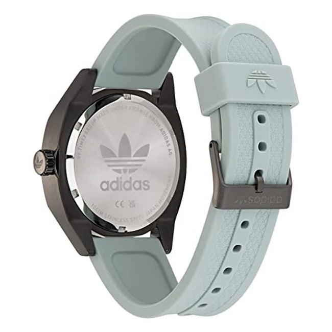 Adidas Sport Quartz Watch with Green Silicone Strap, Black Dial, Two Chrono Edition Main Image