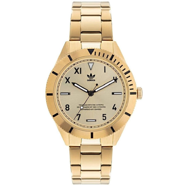 Adidas Gold Stainless Steel Bracelet Watch - from Adidas - Adidas | Hollys Men