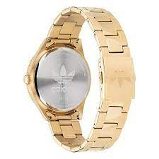 Adidas Gold Edelstahlarmbanduhr - Adidas | Hollys Men