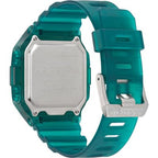 Adidas Montre Digitale Quartz Résine Verte 45mm GMT One Étanche 5 ATM Cadran Gris Bracelet Vert - Apparel & Accessories > Jewelry > Watches from Adidas