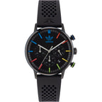 Adidas Montre Sport Homme – Quartz Noir, Chronographe, Boîtier 40 mm & Bracelet Silicone - Apparel & Accessories > Jewelry > Watches from Adidas