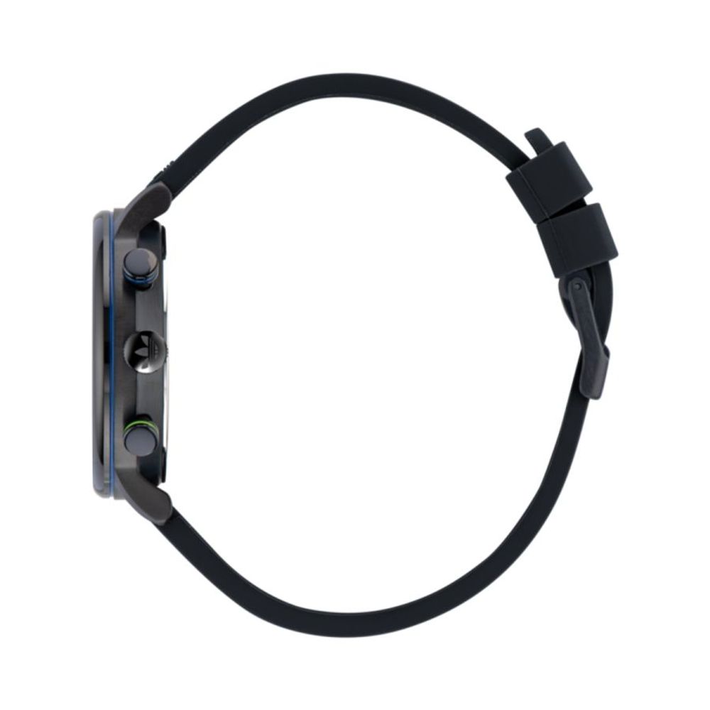 Adidas Montre Sport Homme – Quartz Noir, Chronographe, Boîtier 40 mm & Bracelet Silicone - Apparel & Accessories > Jewelry > Watches from Adidas