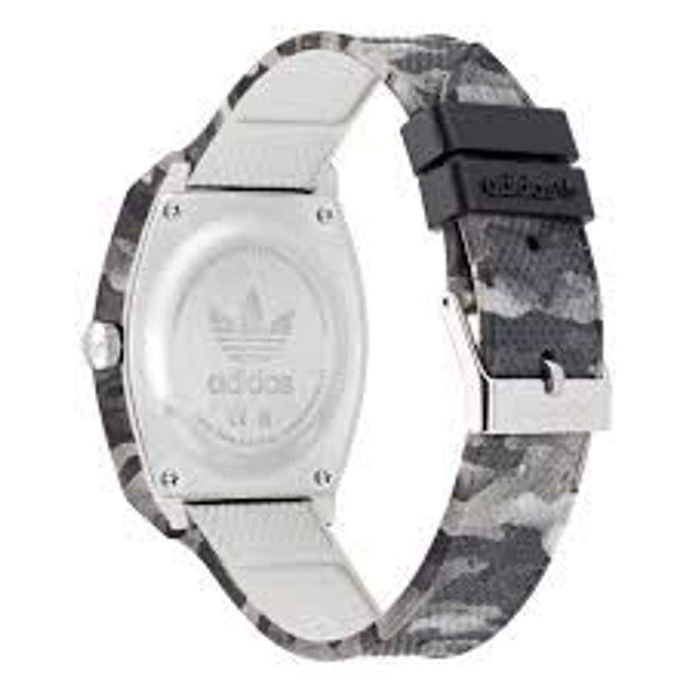 Adidas Montre Habillé Project Two, Boîtier Multicolore, Cadran Noir