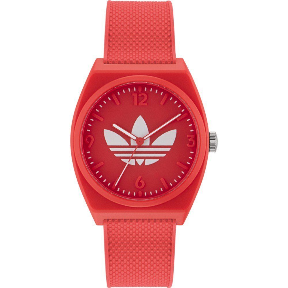 Montre Sport Homme Adidas Rouge Quartz Analogique, 5ATM, Project Two - Apparel & Accessories > Jewelry > Watches from Adidas