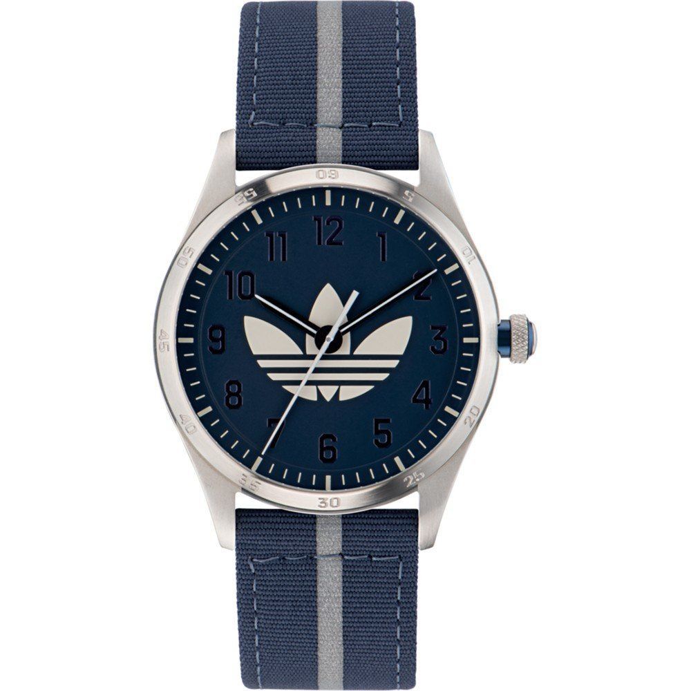 Adidas Montre Sport Quartz Analogique, Boitier Acier Inoxydable Gris, Edition Code Four - Apparel & Accessories > Jewelry > Watches from Adidas