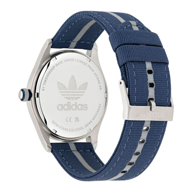 Adidas Analog Quartz Sports Watch, Grey Stainless Steel Case, Code Four Edition Main Image