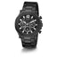 Guess Montre Habillée Quartz Acier Inoxydable Noire 46 Mm Cadran Noir Fermoir Papillon - Apparel & Accessories > Jewelry > Watches from Guess