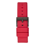 Guess Montre Sport Quartz Rouge 47 Mm Bracelet Silicone Rouge, 5 ATM, G Force Date - Apparel & Accessories > Jewelry > Watches from Guess