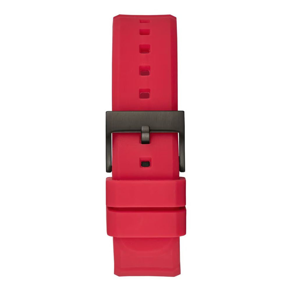 Guess Montre Sport Quartz Rouge 47 Mm Bracelet Silicone Rouge, 5 ATM, G Force Date - Apparel & Accessories > Jewelry > Watches from Guess