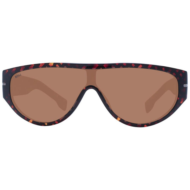 Hugo Boss Eco Acetate Brown Sunglasses with Yellow Lenses, 100% UVA/UVB Protection - Hugo Boss | Hollys Men