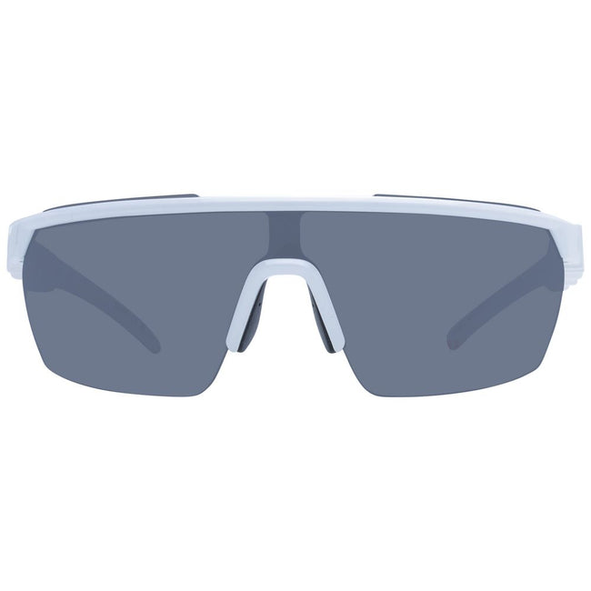 Lunettes de soleil blanches en polyamide pour homme, verres gris et protection UV 400. Hover Image