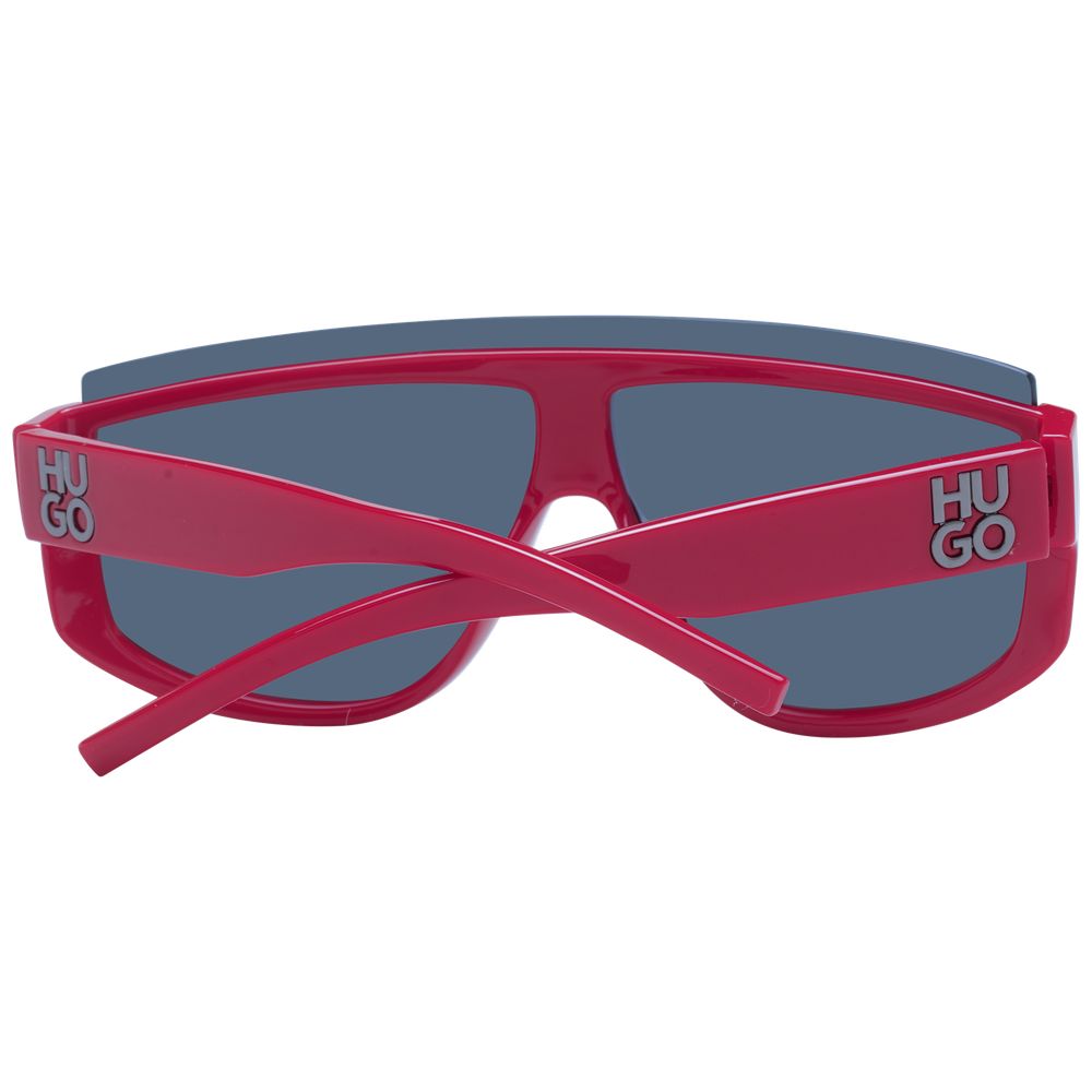 Hugo Boss Lunettes De Soleil Homme Polyamide Rouge Et Verres Gris - Apparel & Accessories > Clothing Accessories > Sunglasses from Hugo Boss