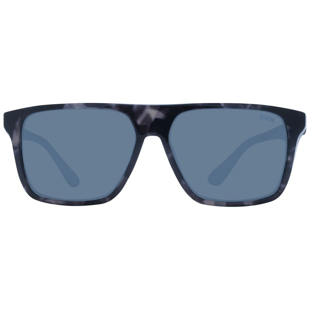 BMW Lunette Acétate Grise, Verres Miroir, Protection UV
