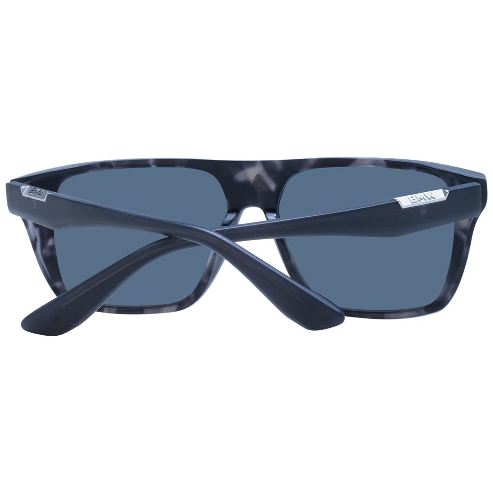 BMW Lunette Acétate Grise, Verres Miroir, Protection UV
