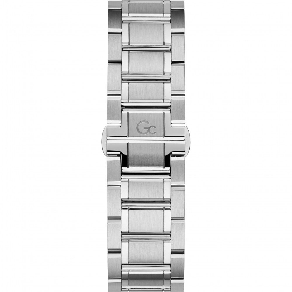 GC Montre Habillée Quartz Acier Argenté Bracelet Inoxydable Gris Dial 44 MM Étanche 10 ATM Fermoir Déployant - Apparel & Accessories > Jewelry > Watches from GC