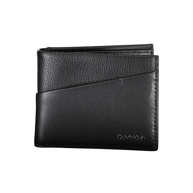 Calvin Klein Portefeuille Homme RFID en Polyester Noir Avec Double Emplacements Cartes - from Calvin Klein - Calvin Klein | Hollys Men