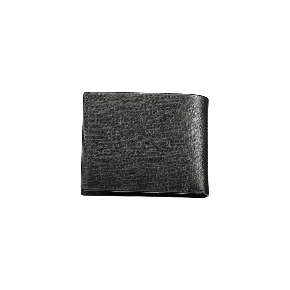 Calvin Klein Portefeuille Homme Noir Polyester RFID Blocage Avec Deux Compartiments Et Porte Monnaie - from Calvin Klein