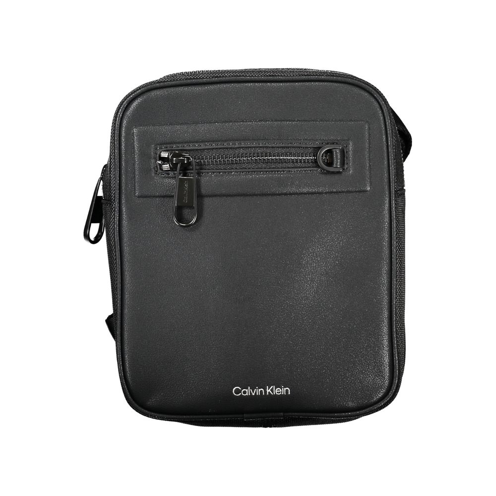 Calvin Klein Sleek Black Shoulder Bag with Contrasting Details - Apparel & Accessories > Handbags, Wallets & Cases > Handbags > Cross Body Bags from Calvin Klein