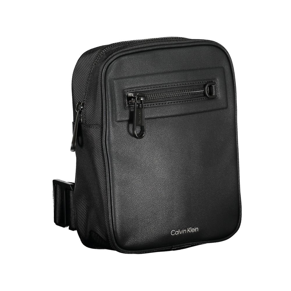 Calvin Klein Sleek Black Shoulder Bag with Contrasting Details - Apparel & Accessories > Handbags, Wallets & Cases > Handbags > Cross Body Bags from Calvin Klein