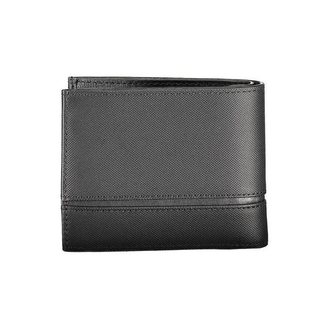 Calvin Klein Men's Black Leather Wallet with RFID Blocking - Two Secure Compartments - CA-14277 Main Image