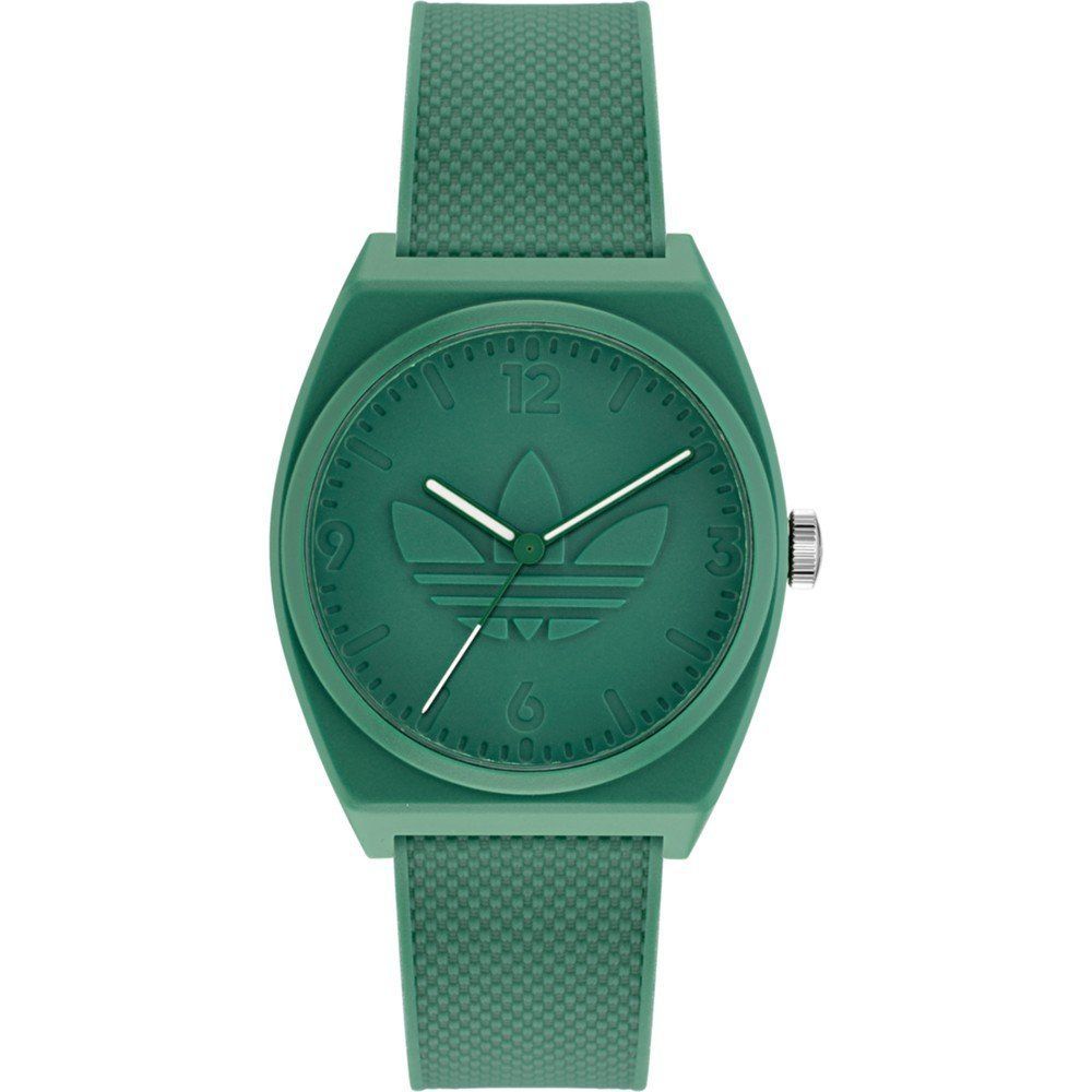 Adidas Montre Sport Quartz Vert Résine 38 Mm Project Two Bracelet Silicone Verre - Apparel & Accessories > Jewelry > Watches from Adidas