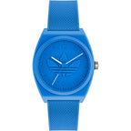 Adidas Montre Sport Quartz Analogique Bleu Bracelet Silicone 38 Mm 5ATM Project Two - Apparel & Accessories > Jewelry > Watches from Adidas