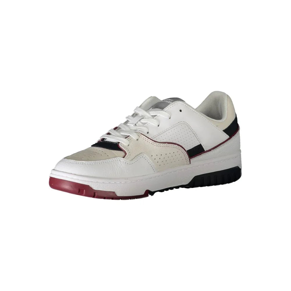 Tommy Hilfiger Baskets Homme Blanche En Polyéthylène Avec Logo Contrasté Pour Un Style Moderne - Apparel & Accessories > Shoes > Sneakers from Tommy Hilfiger