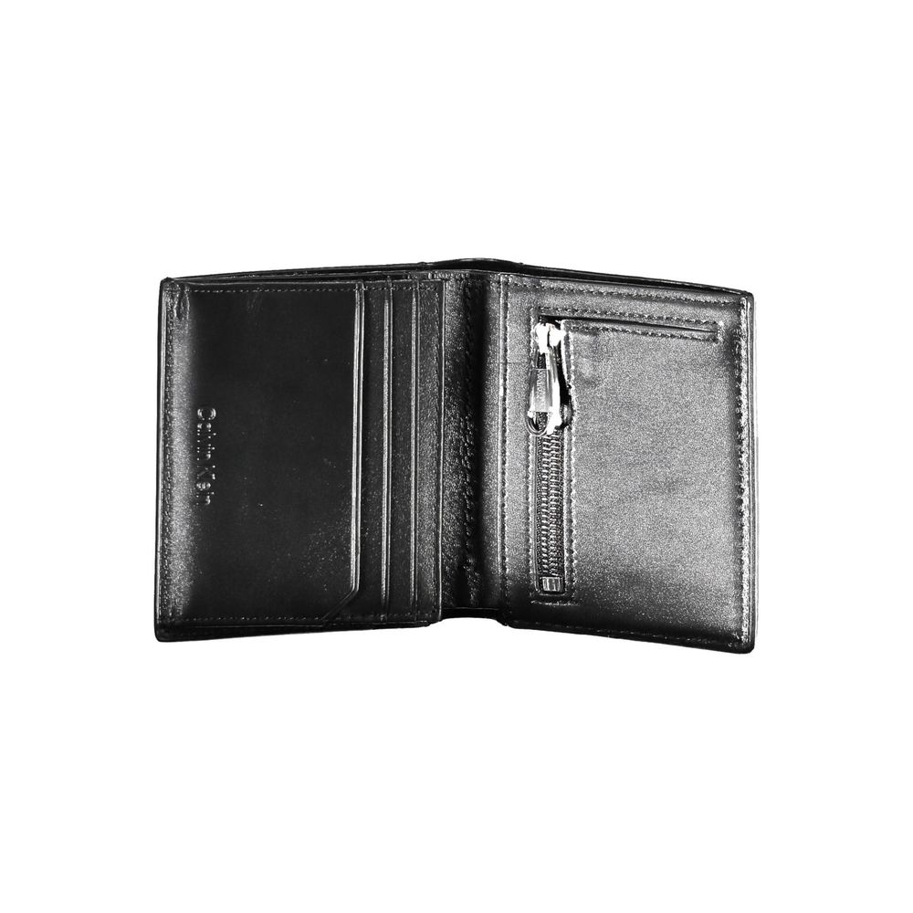 Calvin Klein Portefeuille Bifold RFID Bloquant En Cuir Écologique Et Polyester Élégant - Apparel & Accessories > Handbags, Wallets & Cases > Wallets & Money Clips > Wallets from Calvin Klein