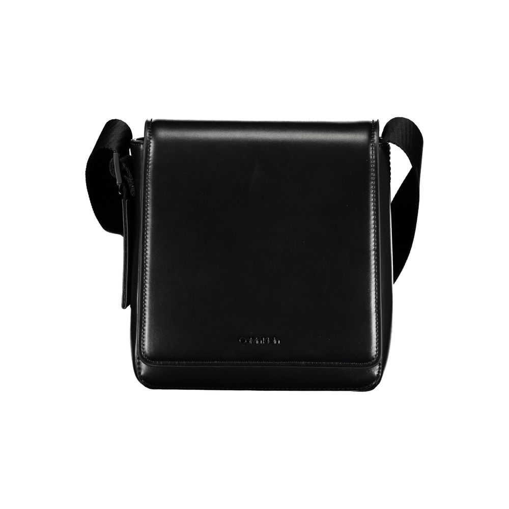 Calvin Klein Sleek Black Shoulder Bag with Logo Detail - from Calvin Klein