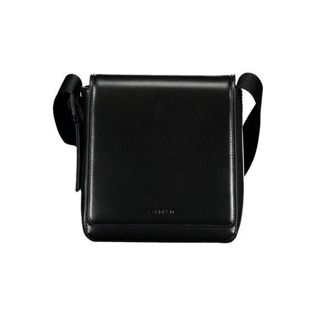 Calvin Klein Sleek Black Shoulder Bag with Logo Detail - from Calvin Klein - Calvin Klein | Hollys Men