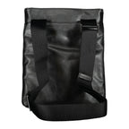 Calvin Klein Sleek sac à épaule noir avec détails contrastés, bandoulière ajustable et 50% polyester recyclé.