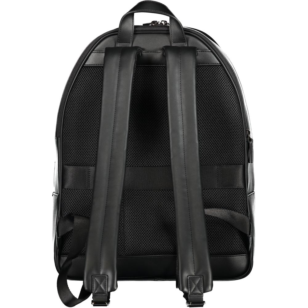 Tommy Hilfiger Sac À Dos Polyester Noir Avec Porte-Ordinateur Et Poche Externe Avec Bretelles Réglables - Luggage & Bags > Backpacks from Tommy Hilfiger