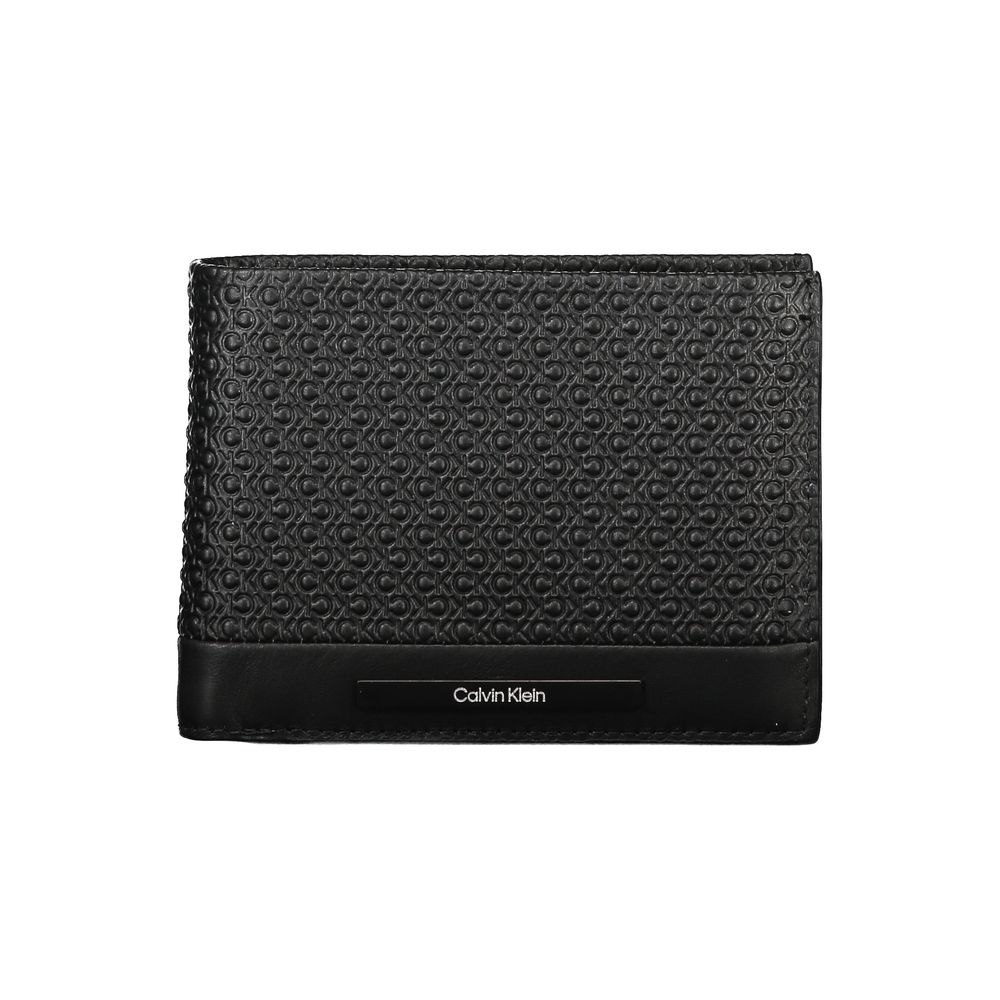 Calvin Klein Portefeuille RFID En Cuir Noir Élégant Avec Deux Compartiments Pour Cartes Et Porte Monnaie - Apparel & Accessories > Handbags, Wallets & Cases > Wallets & Money Clips > Wallets from Calvin Klein