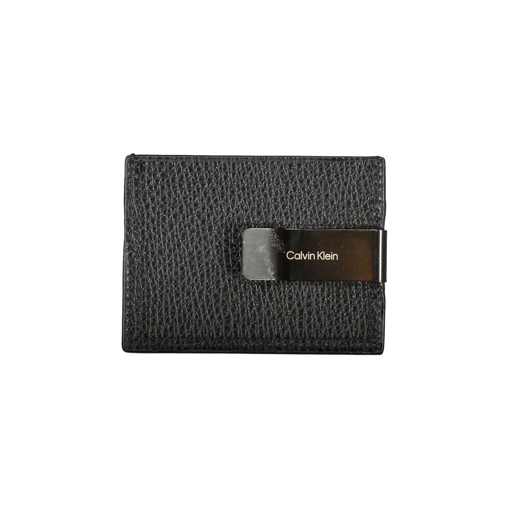 Calvin Klein Sleek Leather Card Holder with Money Clip - from Calvin Klein