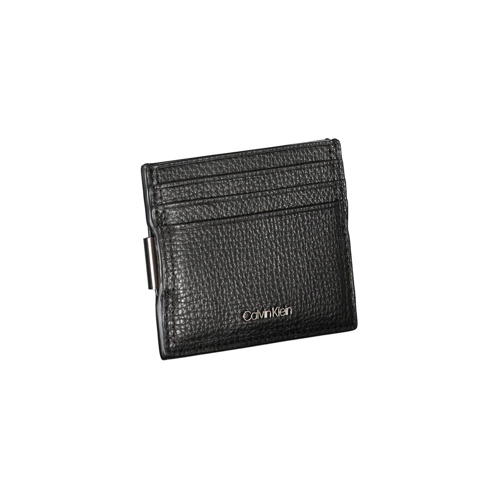 Calvin Klein Sleek Leather Card Holder with Money Clip - from Calvin Klein