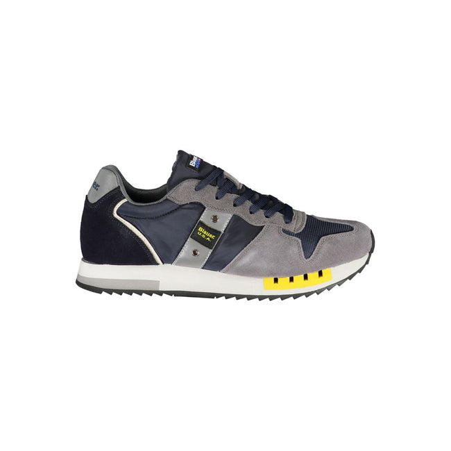 Blauer Baskets Homme Bleues – Cuir & Polyester, Logo Iconique, Style Moderne, BL-23166 - Apparel & Accessories > Shoes > Sneakers from Blauer Hover Image