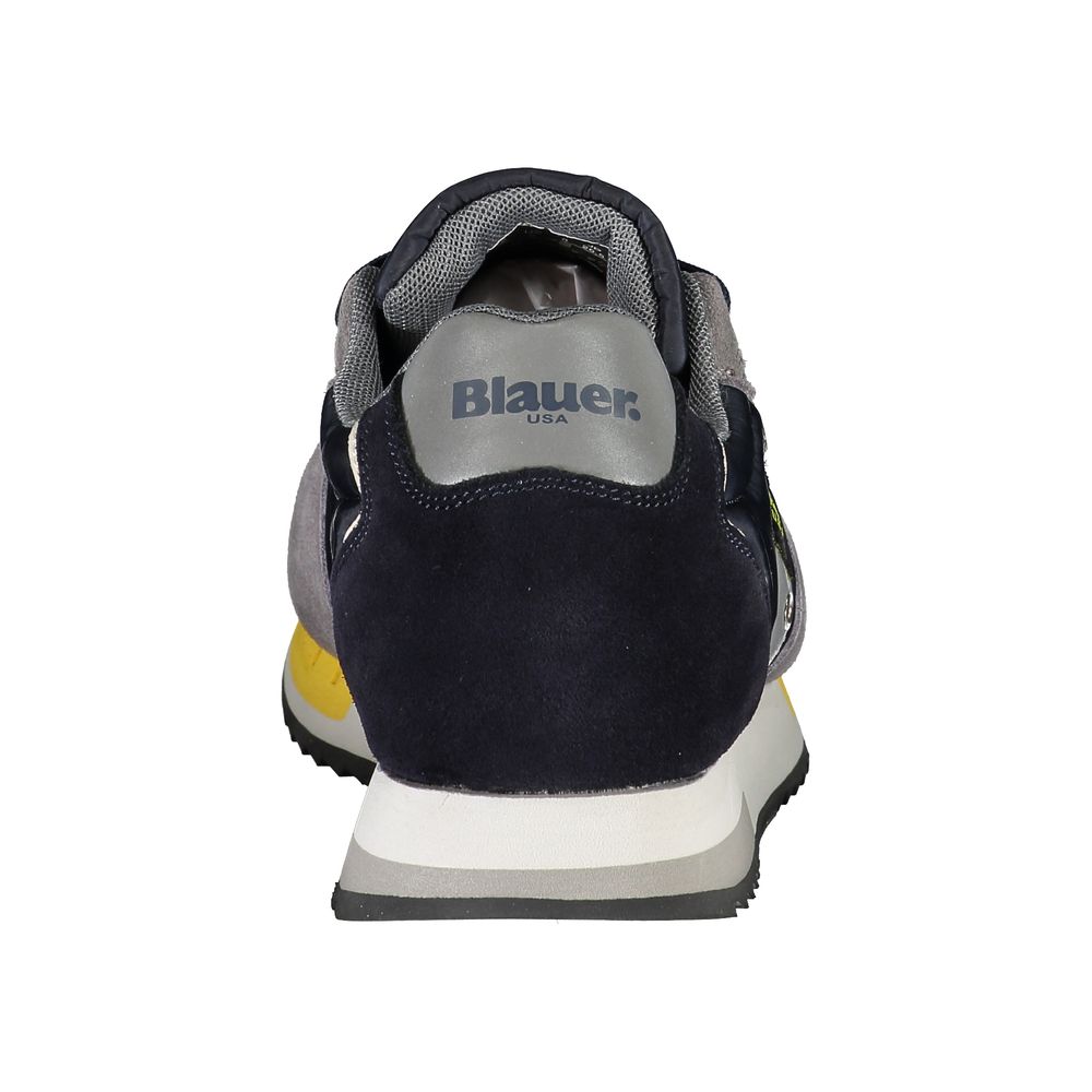 Blauer Baskets Homme Bleues – Cuir & Polyester, Logo Iconique, Style Moderne, BL-23166 - Apparel & Accessories > Shoes > Sneakers from Blauer