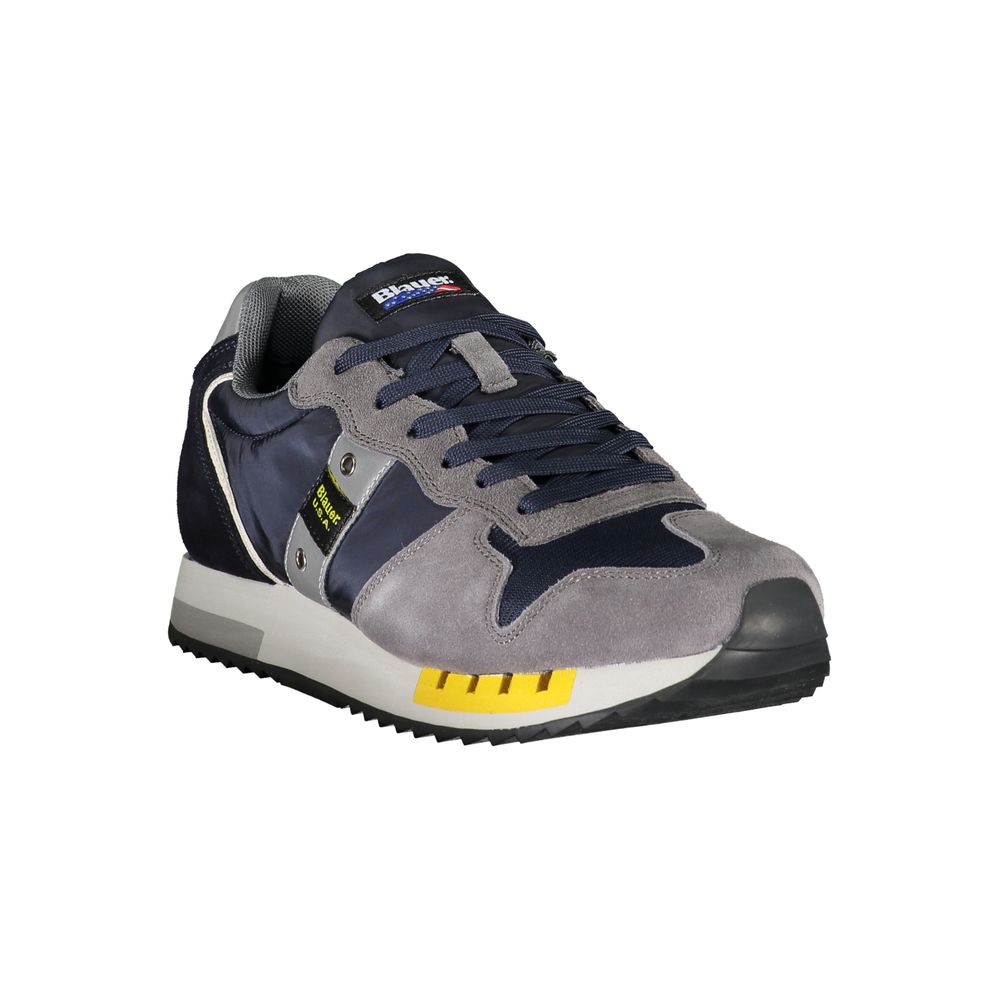 Blauer Baskets Homme Bleues – Cuir & Polyester, Logo Iconique, Style Moderne, BL-23166 - Apparel & Accessories > Shoes > Sneakers from Blauer