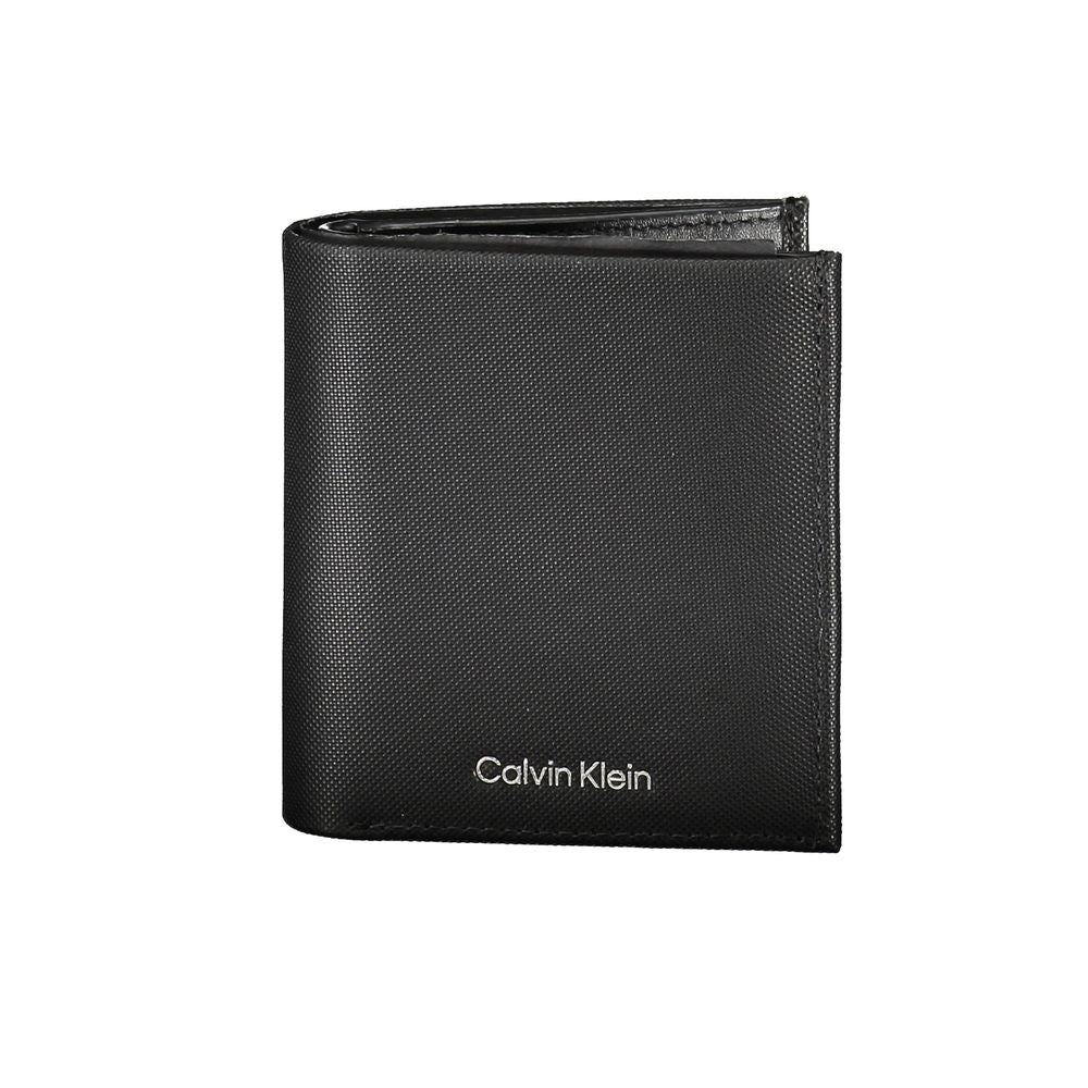 Calvin Klein Portefeuille BiFold En Cuir Noir Avec Protection RFID et Deux Compartiments - from Calvin Klein