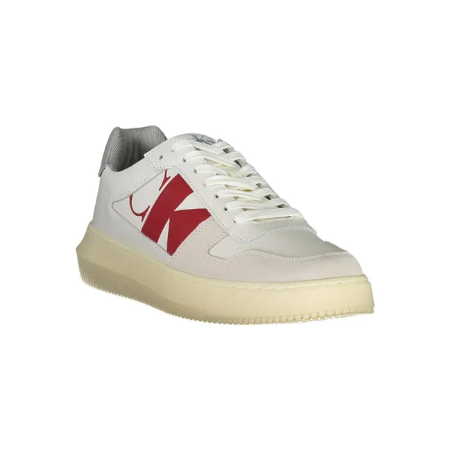 Elegante weiße Schnürsneaker von Calvin Klein mit kontrastierenden Details - Calvin Klein | Hollys Men