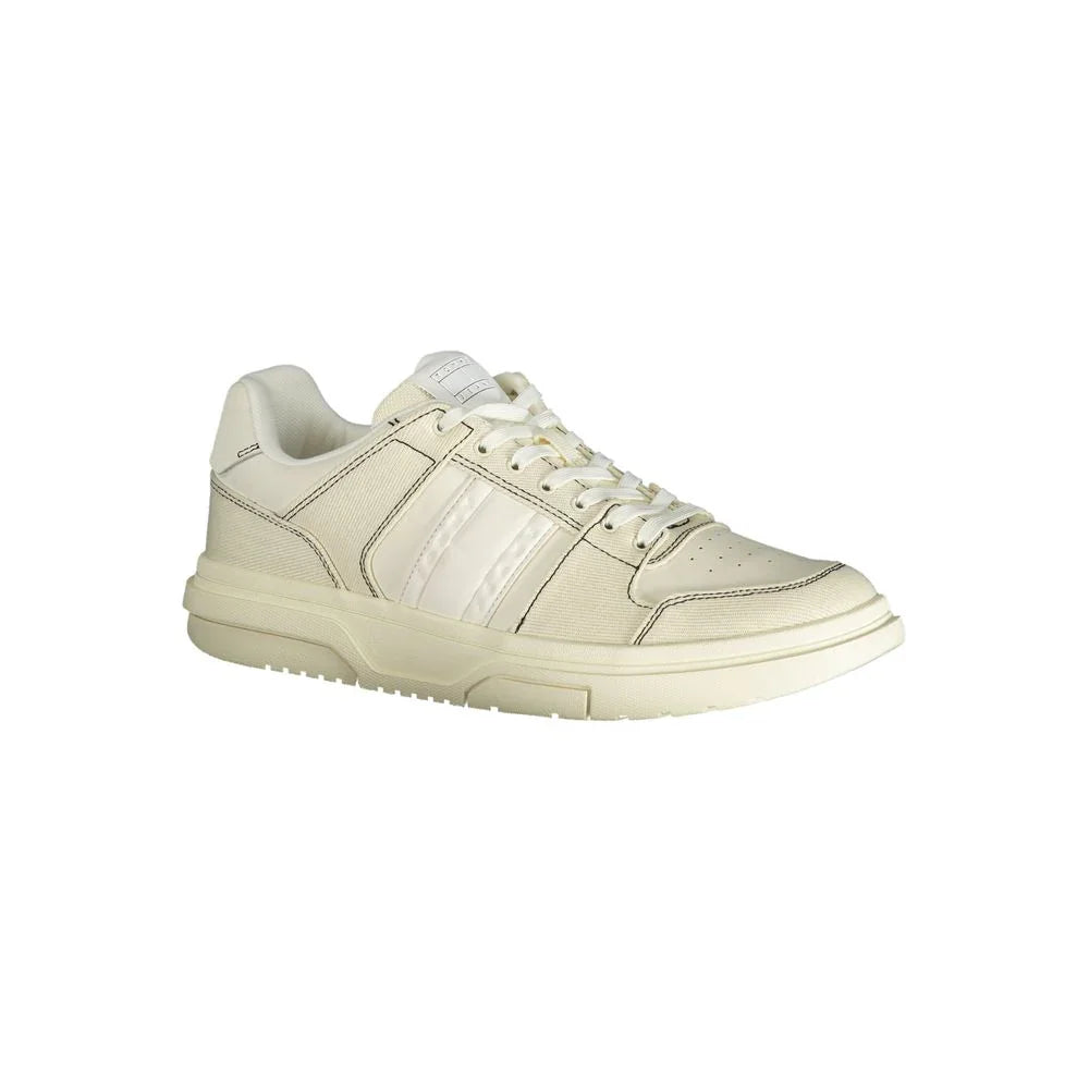 Tommy Hilfiger White Polyester Sneaker - Apparel & Accessories > Shoes > Sneakers from Tommy Hilfiger